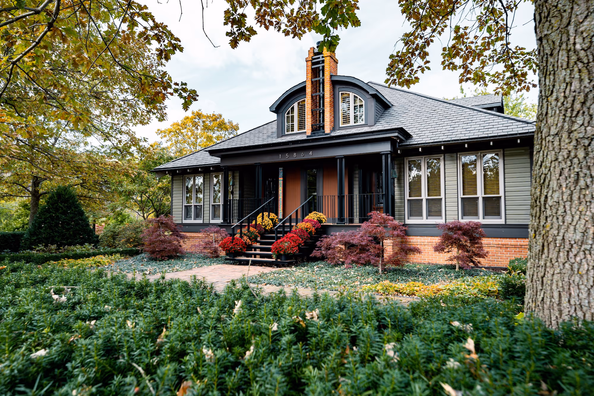 nice house in woods