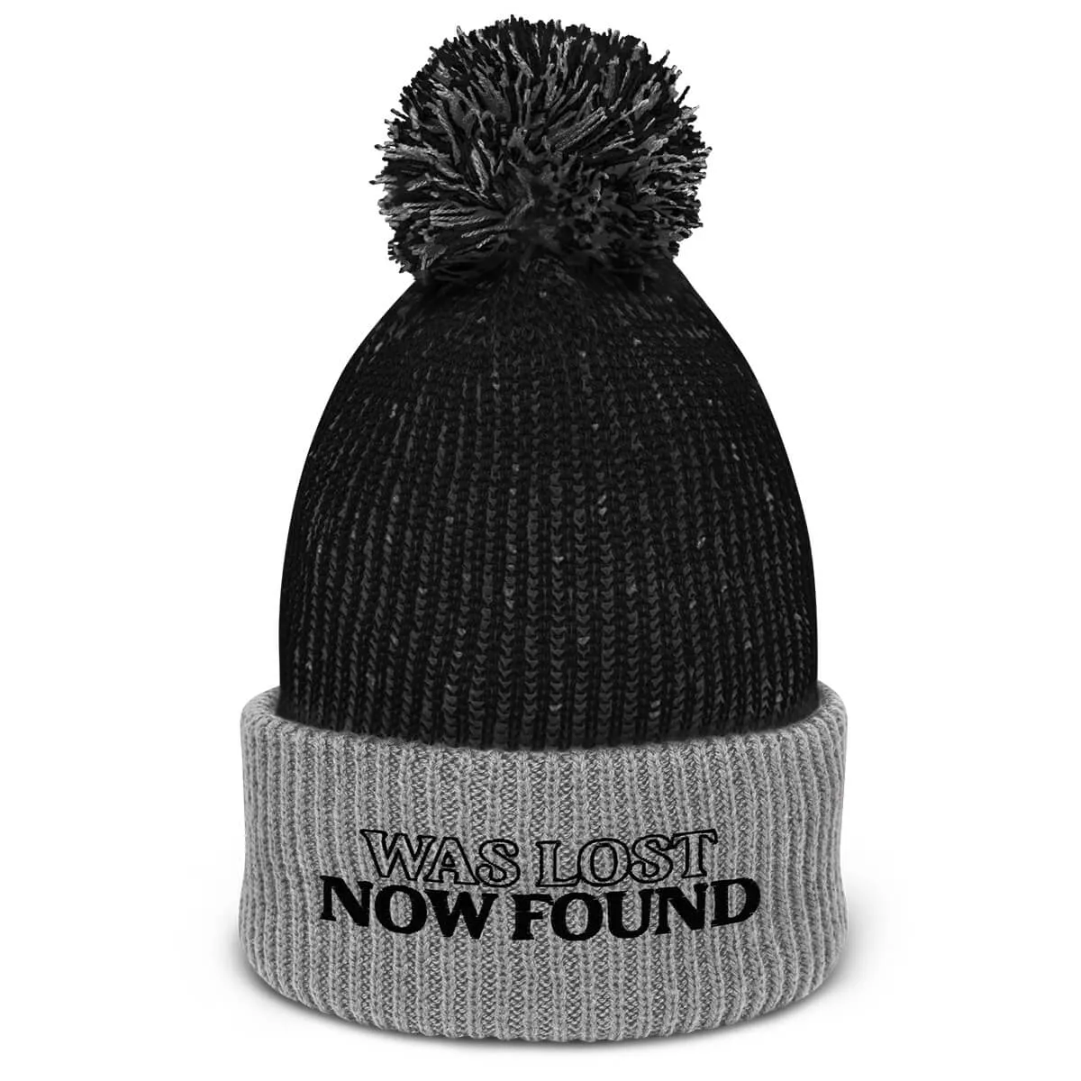 was lost now found pom-pom beanie