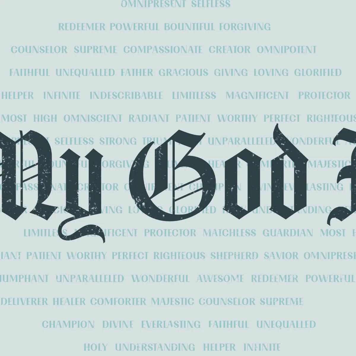my god is t-shirt