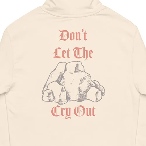 Don't Let the Rocks Cry Out Graphic hoodie